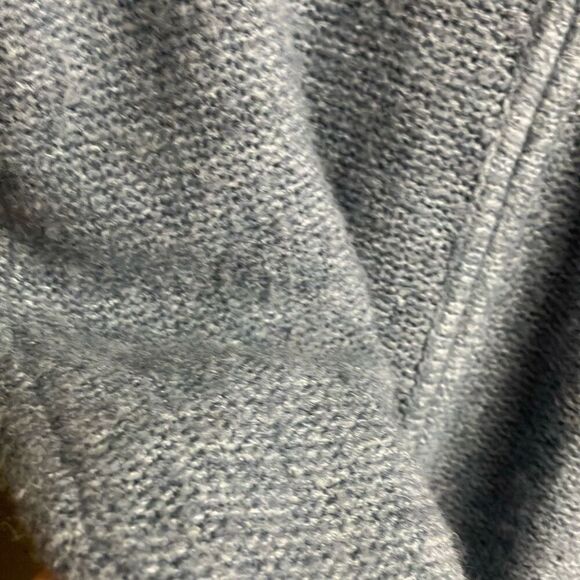 515. Abercrombie & fitch blue turtle neck split back tunic sweater - Picture 7 of 7